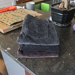 Banana Republic Gray Corduroy Pants